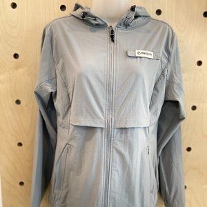 Magellan Outdoors Women's Fishing Overcast Windbreaker Jacket, Grey, Size small